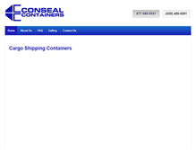 Tablet Screenshot of consealcontainersllc.com